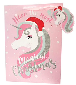 Unicorn Christmas Gift Bag