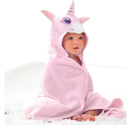 Unicorn hooded best sale bath towel