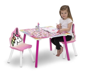 unicorn table and chairs