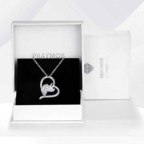 I Love You Forever Unicorn Necklace | Silver