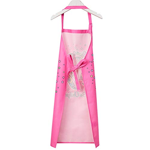 Pink Kids Unicorn Apron & Chefs Hat | Unicorn Gift Idea