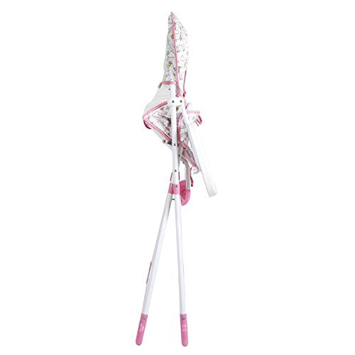 My Babiie Baby unicorn themed rainbow highchair high chair adjustable folds down