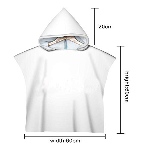 Kids Unicorn Hooded Bath - Beach Towel | Poncho Towel