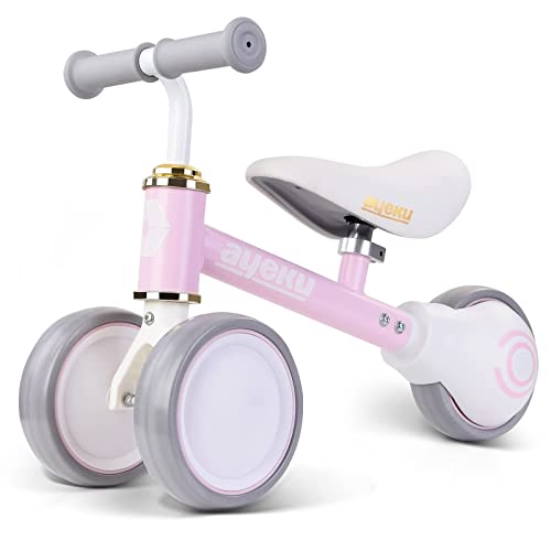 AyeKu | Baby Balance Bike | Pink | 3 Wheels | 12 Months +