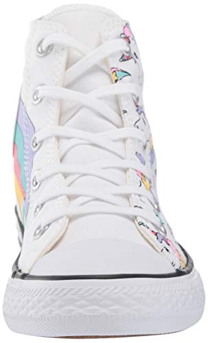 Converse Chuck Taylor All Star Junior Unicorn/Rainbow Hi Trainers