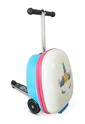 unicorn suitcase scooter