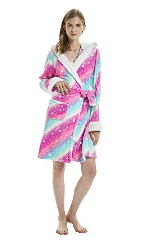 Ladies Flannel Unicorn Dressing Gown
