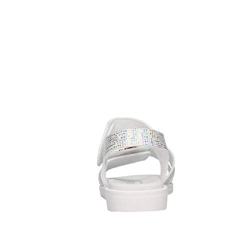 Lelli Kelly LK1506 (AA57) Unicorno 2 Bianco/Argento Adjustable Sandals - 10 UK