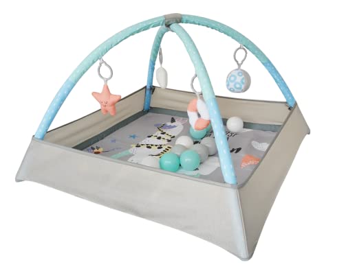 New Born Unicorn Baby Playmat | Play Gym Mat | Activities With Arch, Toys & Balls Pool