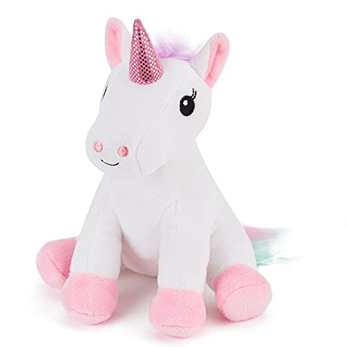 Zappi Co | Unicorn Plush Toy | White & Pink