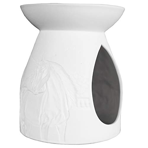 Unicorn Tealight Candle Burner Cello Lithophane Porcelain Wax Melt