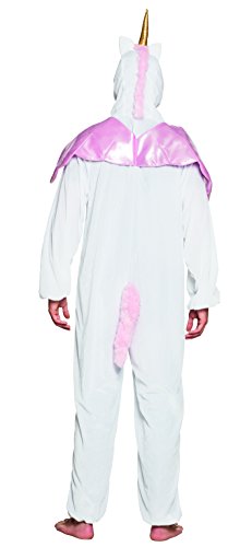 Unicorn Fancy Dress Outfit Adults White & Pink