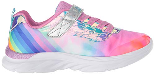 Rainbow unicorn pink girls trainers 