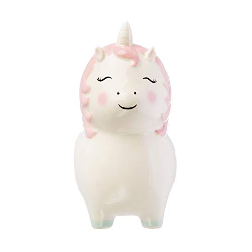 Sass & Belle Rainbow Unicorn Planter Face
