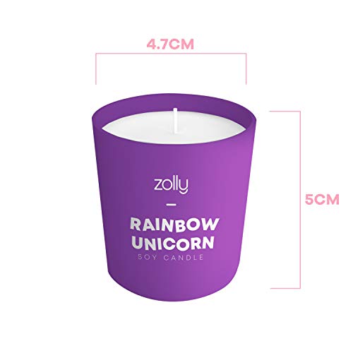 Zolly Rainbow Unicorn | Soy Wax Candle