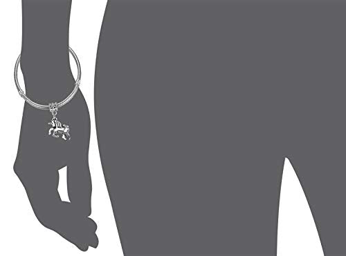 Beautiful Silver Starter Charm Bracelet with Silver Unicorn and Gift Box | Gift Idea Girls