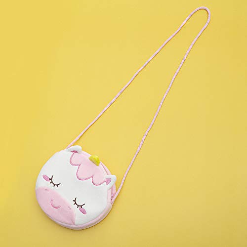 Girls Unicorn White & Pink Shoulder Bag