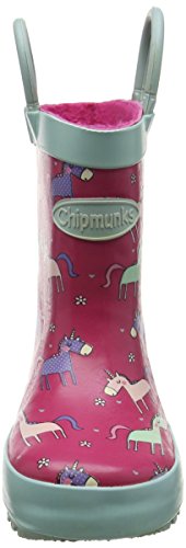 Chipmunks Unicorn Wellington Boots, Pink
