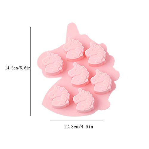 4 Pieces Unicorn Silicone Fondant Mould | Cake Decorating, Chocolate, Sugar Craft