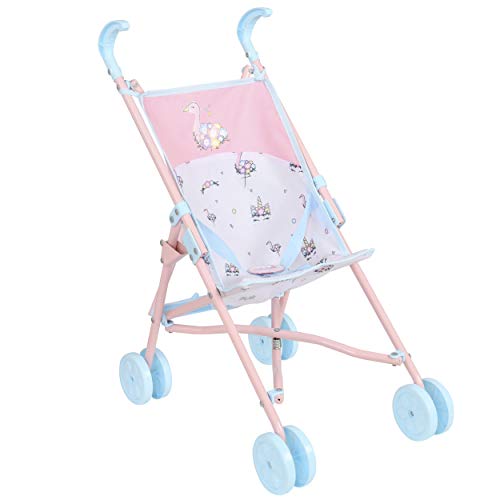 Children's Baby Doll Pram Pushchair Toy | Great For Girls & Boys Aged 3+ | Unicorn