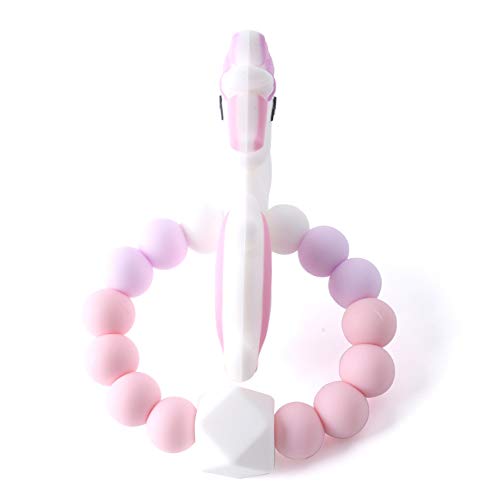 Pastel Coloured Unicorn Teether