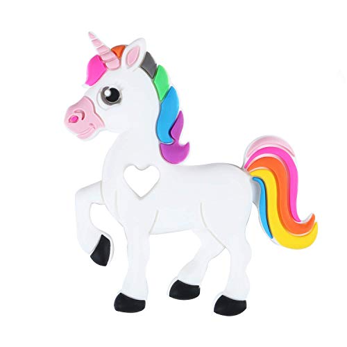 Multi- Coloured Unicorn Baby Teething Toy