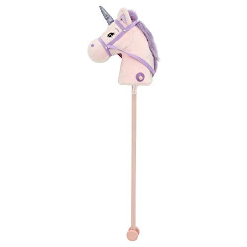 Girls Gift Idea Unicorn Hobby Horse Pink & Lilac 