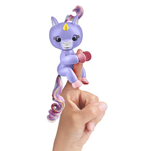 Cute Purple Unicorn Fingerling 
