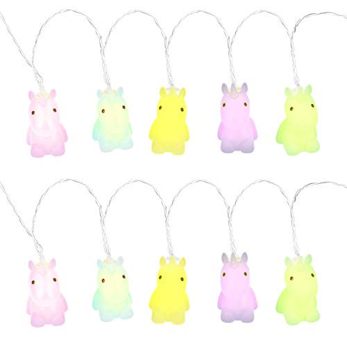 Coloured Unicorn String Lights
