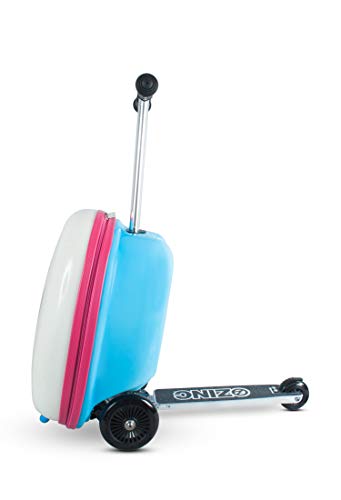 Zinc Flyte Chloe The Unicorn Suitcase Scooter, White, 18"