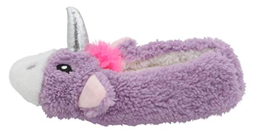 Women's Slip On Unicorn Slippers Purple