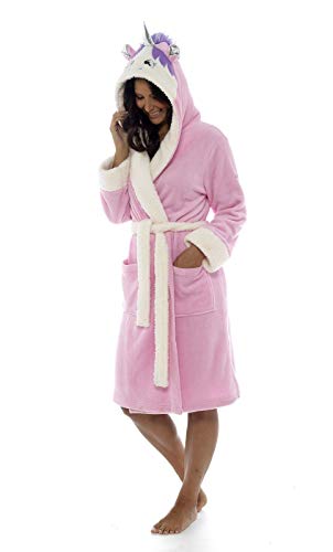 Women's Pink Unicorn Dressing Gown