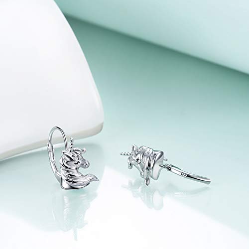 Unicorn Earrings Silver