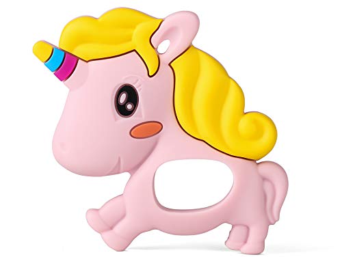 Pink Unicorn Teething Toy for Baby | Eases Teething Pain