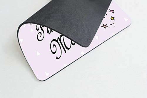 Funny Unicorn Mouse Mat Novelty Gift Idea With Quote