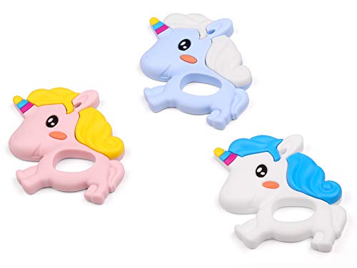 Pink Unicorn Teether For Babies