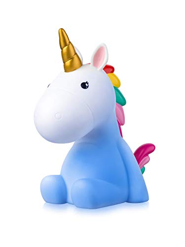 Cute Unicorn Colour Changing Night Light Bedside Table