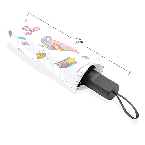 Compact Small Unicorn Umbrella