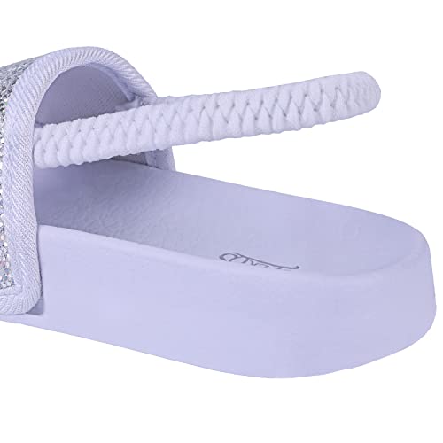 Girls Flip Flops Summer Sliders | Rainbows
