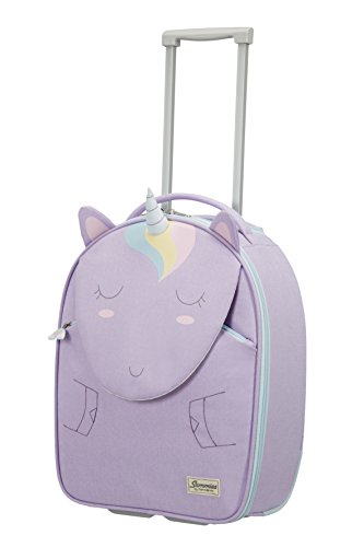 plush childrens unicorn suitcase with handle