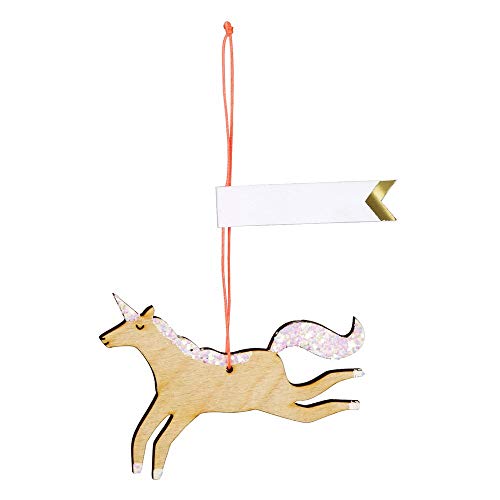 Wooden Unicorn Gift Tag Decoration