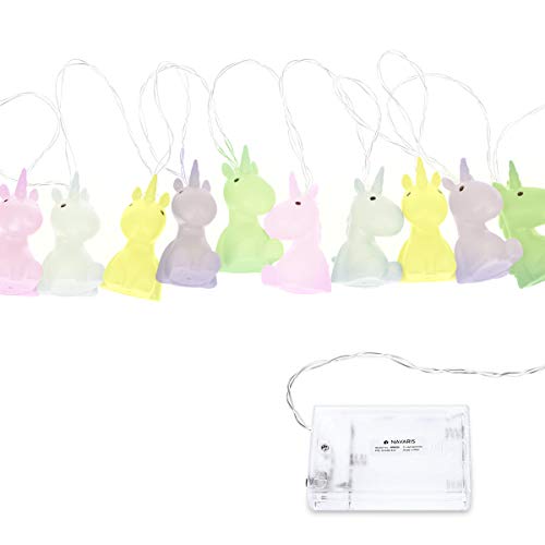 Navaris LED Unicorn Fairy Lights | String of Lights | Chain Of Lights | Children's