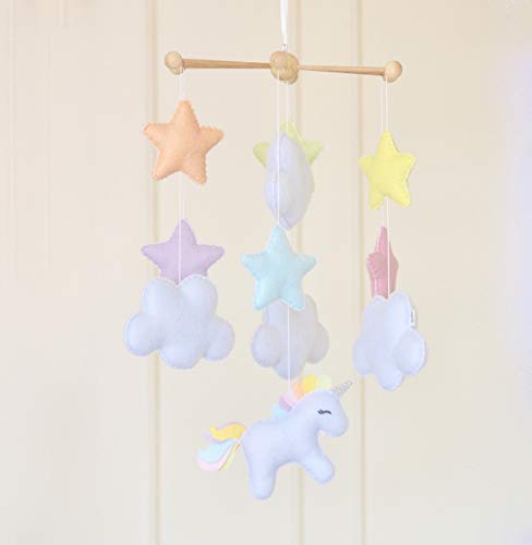 Baby Shower Gift Present Unicorn Hanging Mobile 