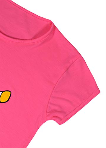 Jolly Rascals Girls Unicorn Top | Kids Dabbing Unicorn Short Sleeve T-Shirt | Various Ages