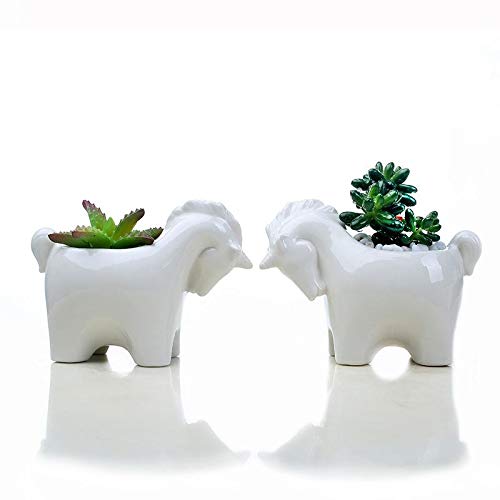 Unicorn theme plant pots