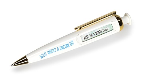 Novelty Ballpoint Unicorn Decision Maker Pen | Secret Santa Gift Idea