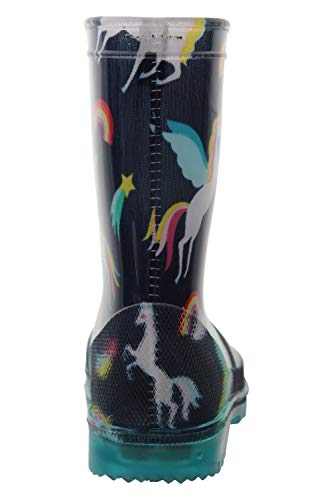 Mountain Warehouse | Children's Unicorn Wellington Boots | Light Up Soles