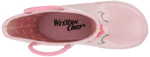 Girls Unicorn Printed Rain Boot | Wellington Boots | Pink