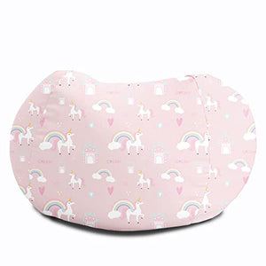 Unicorn Castle Bean Bag | For Girls | D60cm x H80cm | Pink
