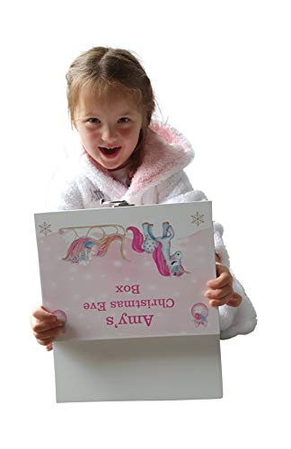 Kids Personalised Unicorn Christmas Eve Box